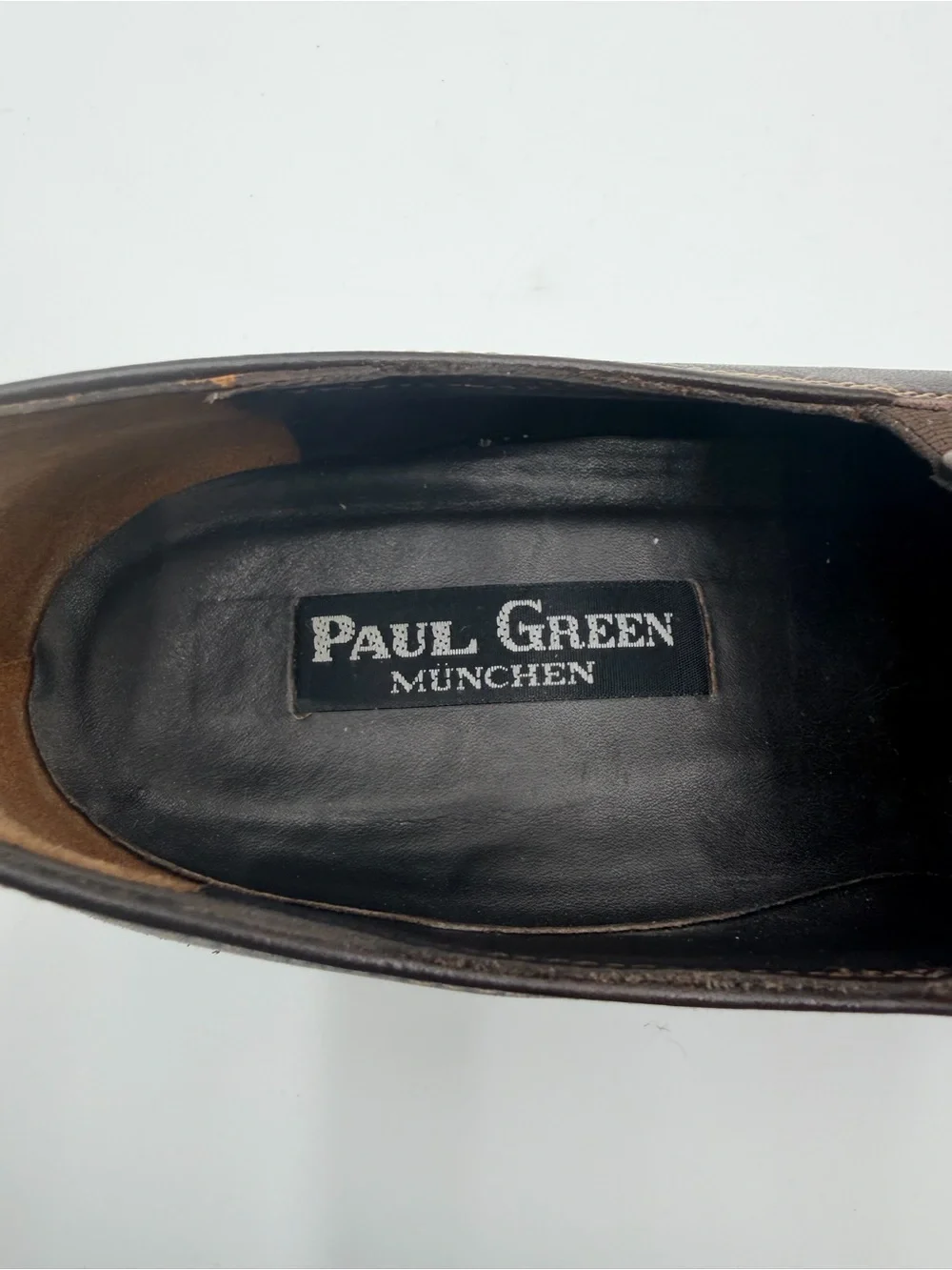 Paul Green Brown Leather & Suede Shoes Jada Sport Vintage Fashion Slip On Sz 5
